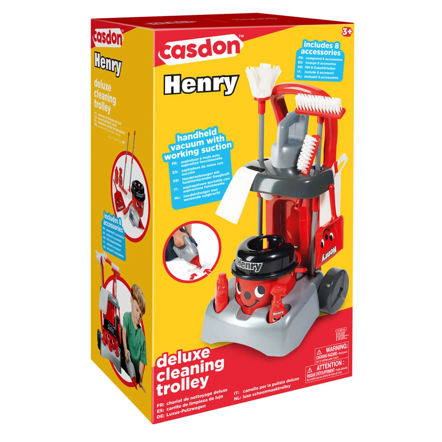 Casdon Schoonmaak Trolley Henry Deluxe Speelset Best
