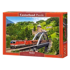 Castorland Legpuzzel Train on the Bridge, 500st.-Selecta Online