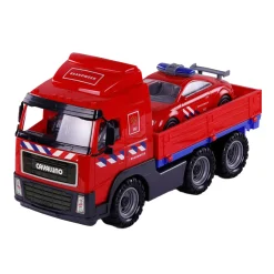 Cavallino Brandweervrachtwagen en Brandweerauto, Schaal 1:16 Hot
