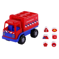 Brandweervrachtwagen Vormenstoof met 6 Blokken, 26cm-Cavallino Clearance