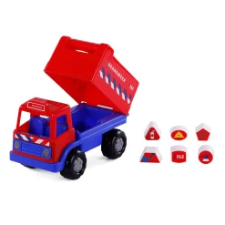 Brandweervrachtwagen Vormenstoof met 6 Blokken, 26cm-Cavallino Clearance
