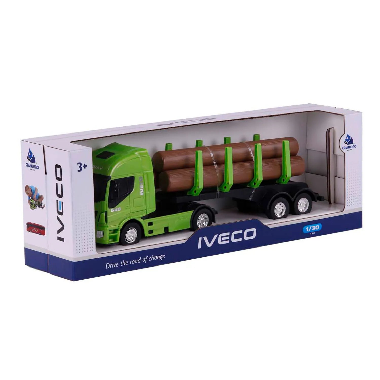 Iveco Boomstam Vrachtwagen Schaal 1:30-Cavallino Best
