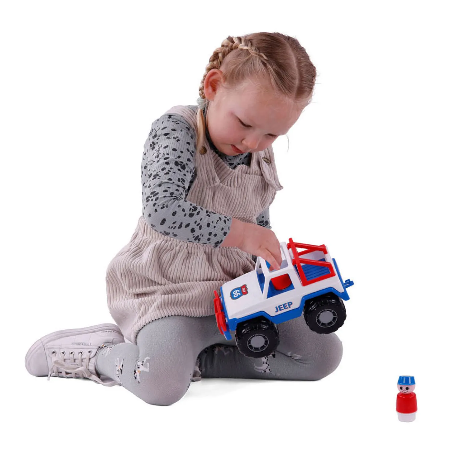 Jeep met 2 Speelfiguren>Cavallino Hot