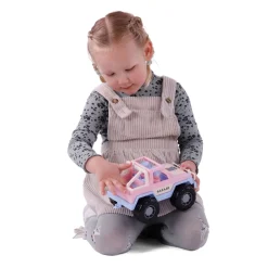 Cavallino Jeep Roze met 2 Speelfiguren New
