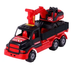 Cavallino Mammoet Torpedo Vrachtwagen met Graafmachine, 44,5cm Sale