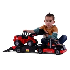 Mammoet Torpedo Vrachtwagen met Bulldozer, Schaal 1:16-Cavallino Online