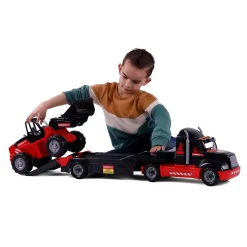 Mammoet Torpedo Vrachtwagen met Bulldozer, Schaal 1:16-Cavallino Online