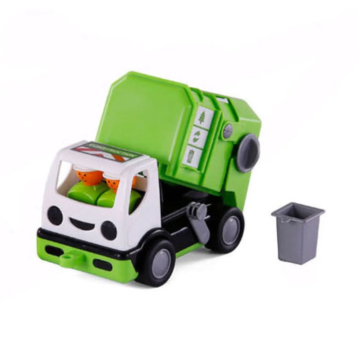 Cavallino Mijn Eerste Vuilniswagen Groen, 19cm New