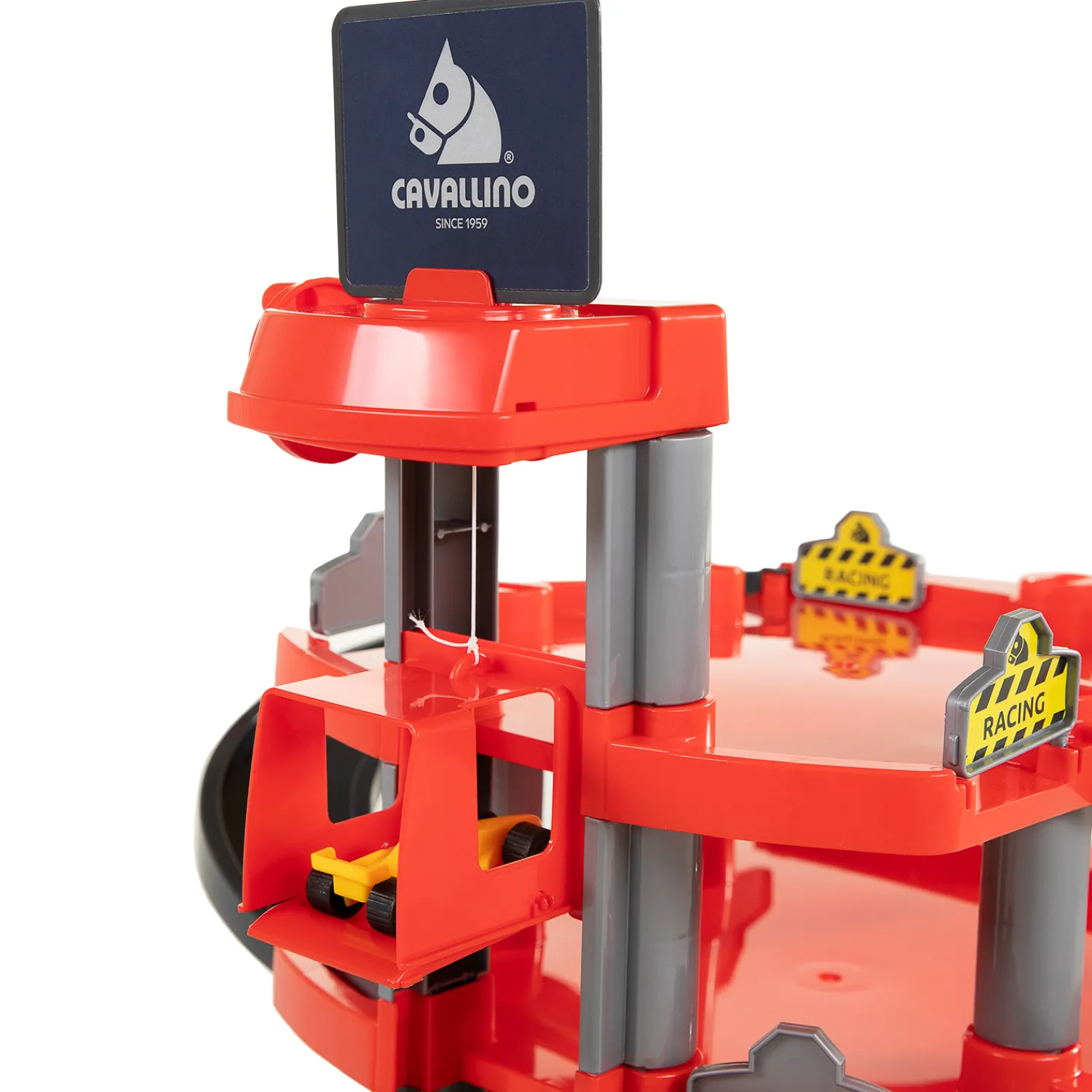 Racing Parkeergarage met 4 Verdiepingen en Auto's Speelset-Cavallino Best