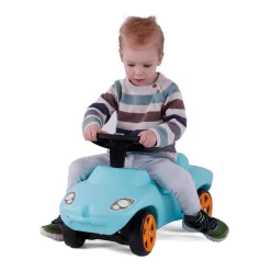 Cavallino Safari Racer Loopauto Blauw met Geluid Best