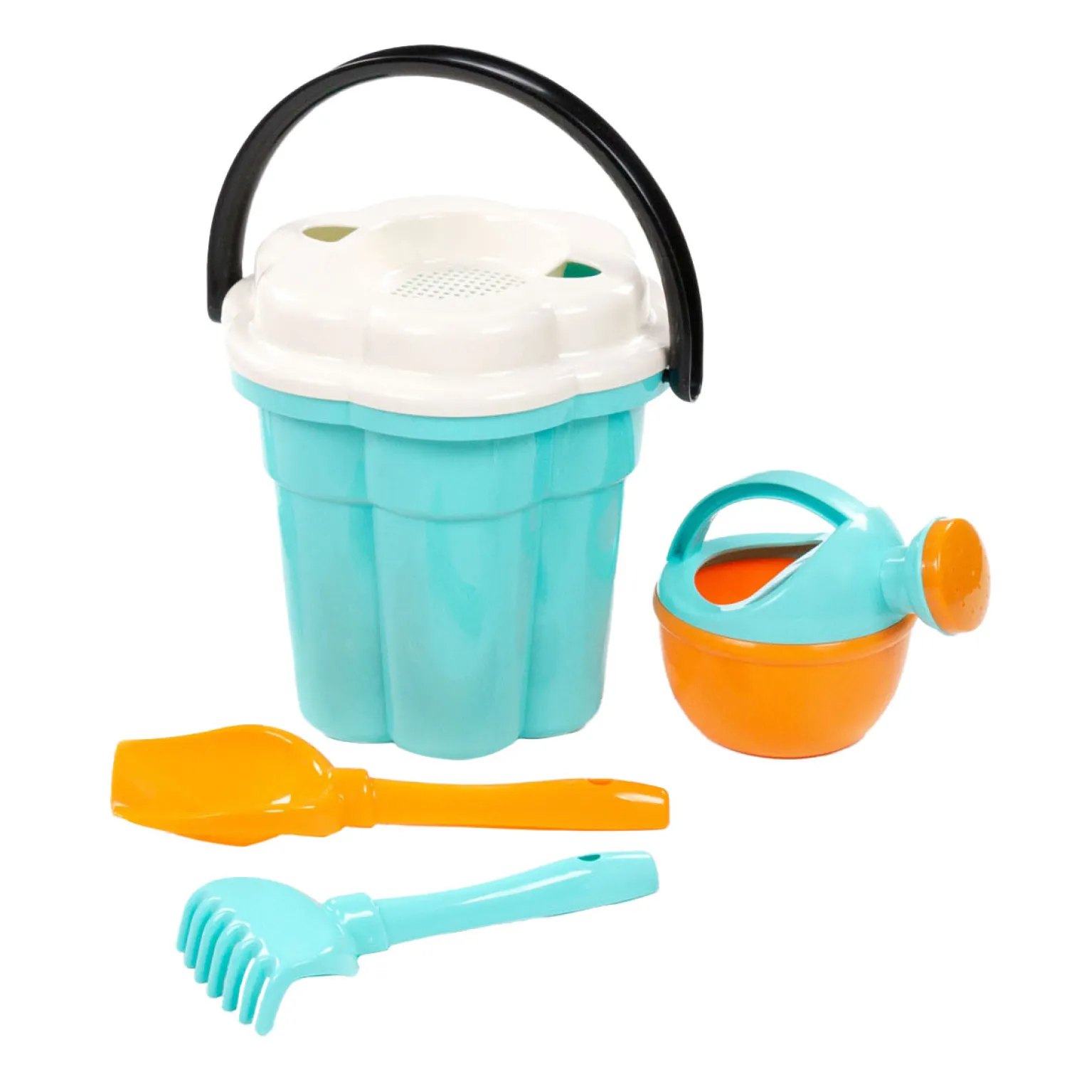 Safari XL Klassieke Emmer met Gieter Blauw, 4dlg.>Cavallino Discount