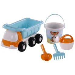 Strand Kiepwagen met Emmerset Blauw, 5dlg.-Cavallino Discount