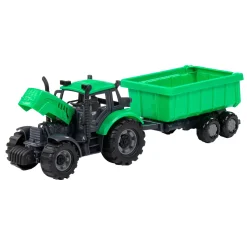 Tractor met Kiepwagen Aanhangwagen Groen, Schaal 1:32>Cavallino Hot