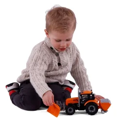 Cavallino Tractor met Sneeuw Ploeg Geel, Schaal 1:32 Clearance