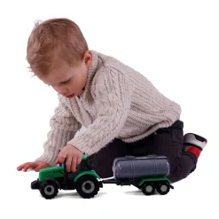 Cavallino Tractor met Tankwagen Groen, Schaal 1:32