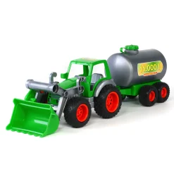 Tractor met Voorlader en Tanker-Cavallino Best