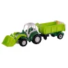 Cavallino XL Tractor Groen met Kiep Aanhangwagen, 86,5cm