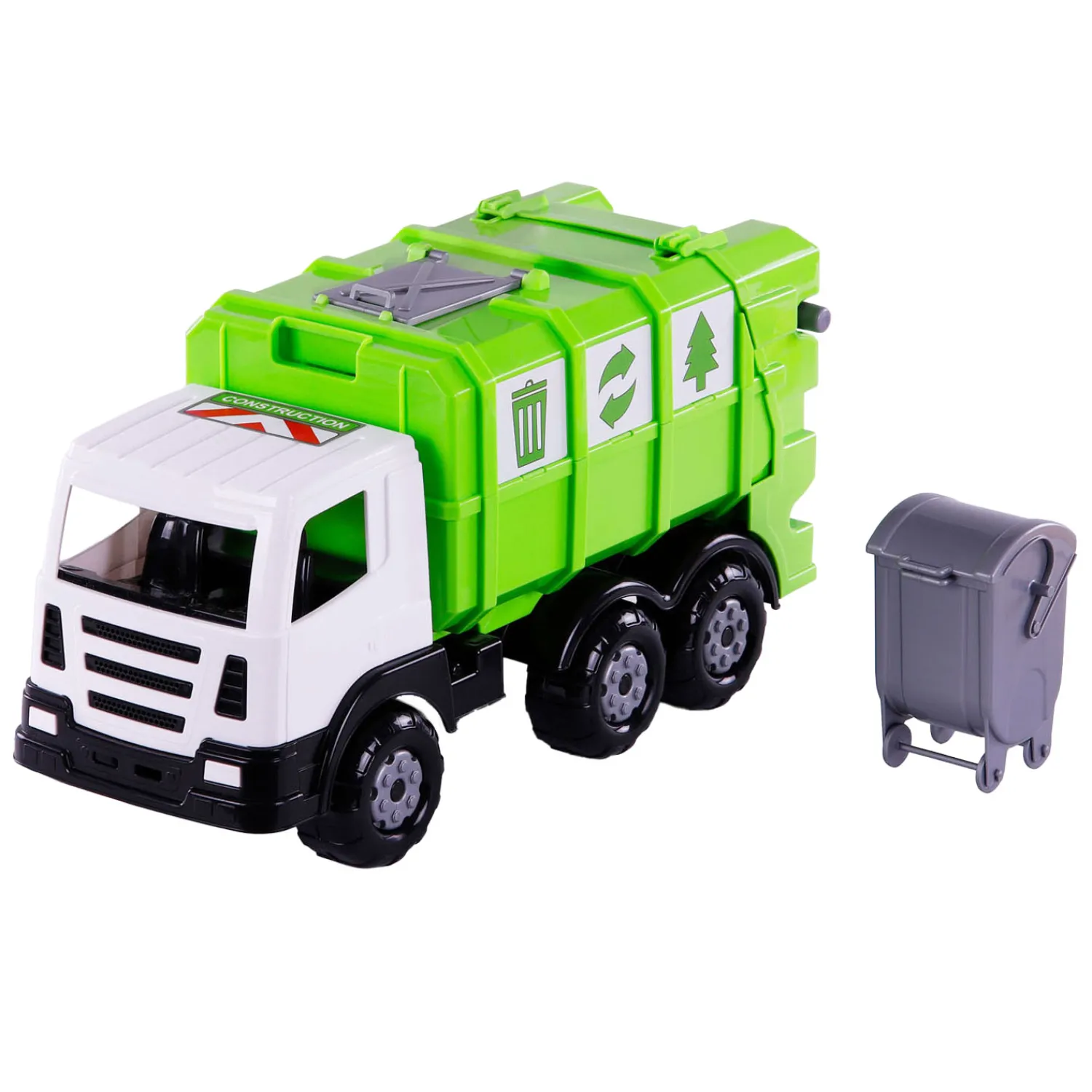 XL Vuilniswagen Groen, 42cm>Cavallino Online