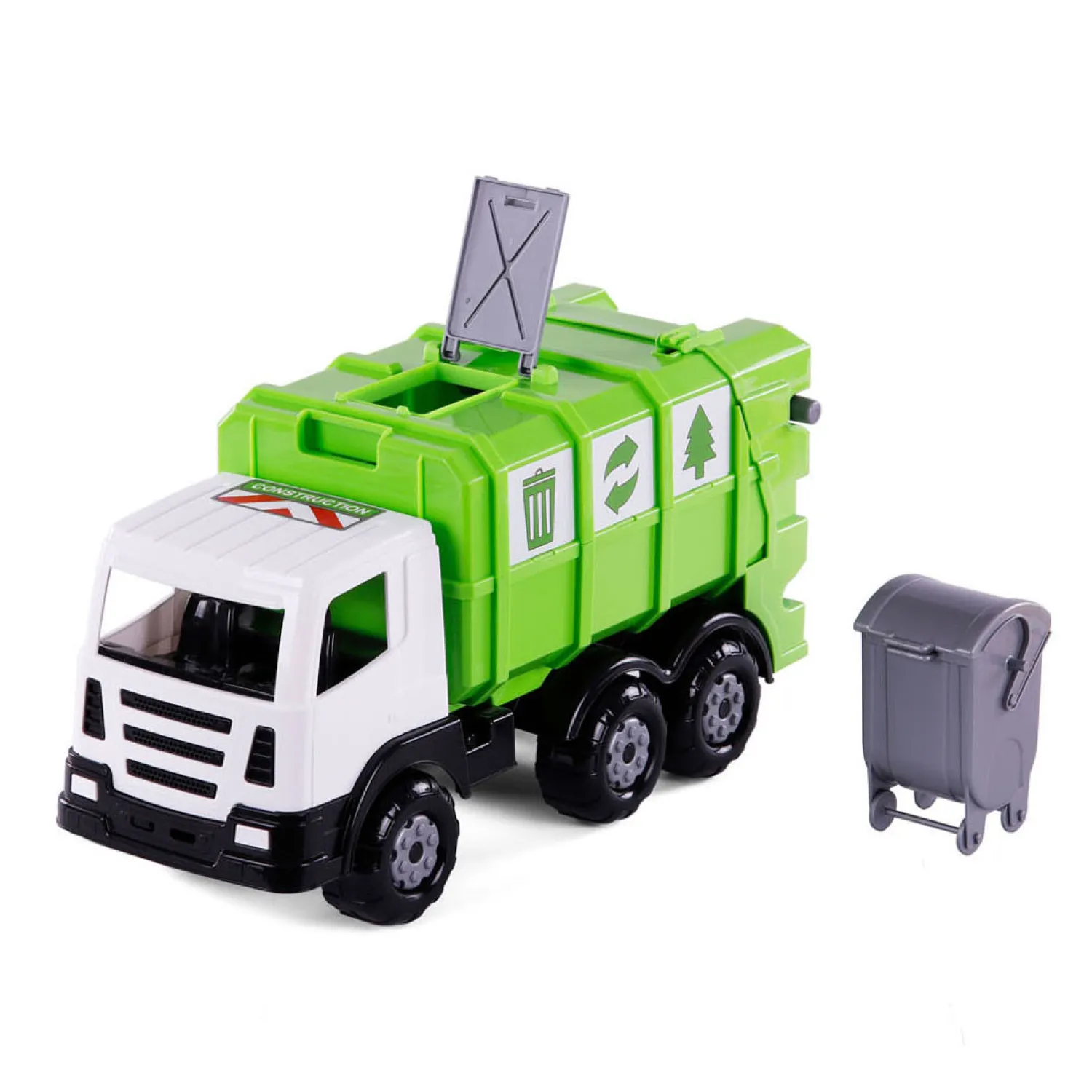 XL Vuilniswagen Groen, 42cm>Cavallino Online