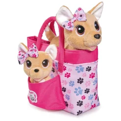 Chi Chi Love Happy Family Knuffelhond in Tas-Simba Outlet