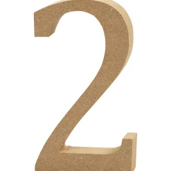 Creativ Company Cijfer 2 MDF 13cm , 1st.