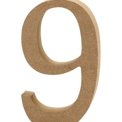 Cijfer 9 MDF 13cm, 1st.-Creativ Company Best