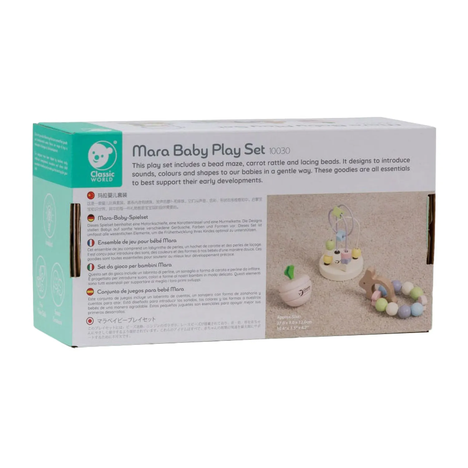 Houten Baby Speelset Mara, 3dlg.>Classic World Discount