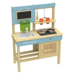 Houten Buiten Speelkeuken met Accesoires, 7dlg.><noscript><img width=