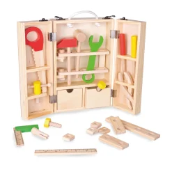 Classic World Houten Gereedschapskoffer, 35dlg.