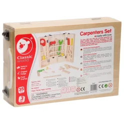 Classic World Houten Gereedschapskoffer, 35dlg.