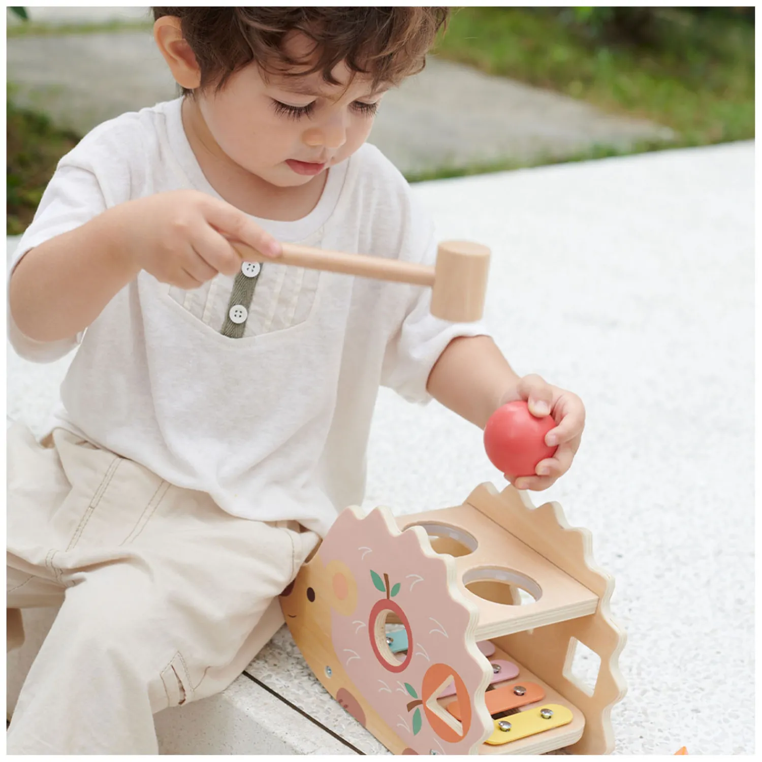 Houten Hamerbank Egel, 9dlg.>Classic World Discount