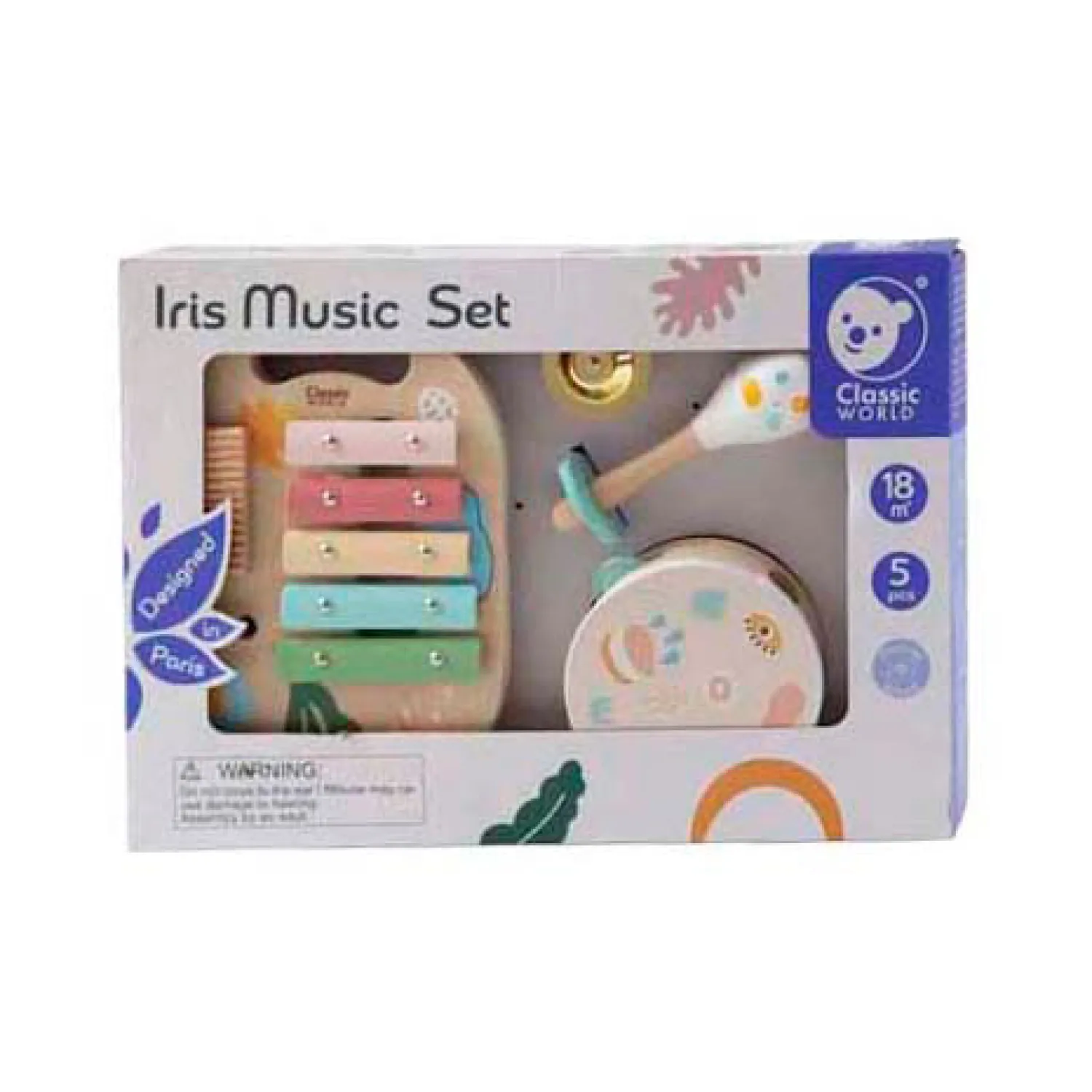 Classic World Houten Muziekinstrumenten Set Iris Online