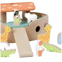 Classic World Houten Noah's Ark Boot Bouwset met Dieren, 16dlg. Sale