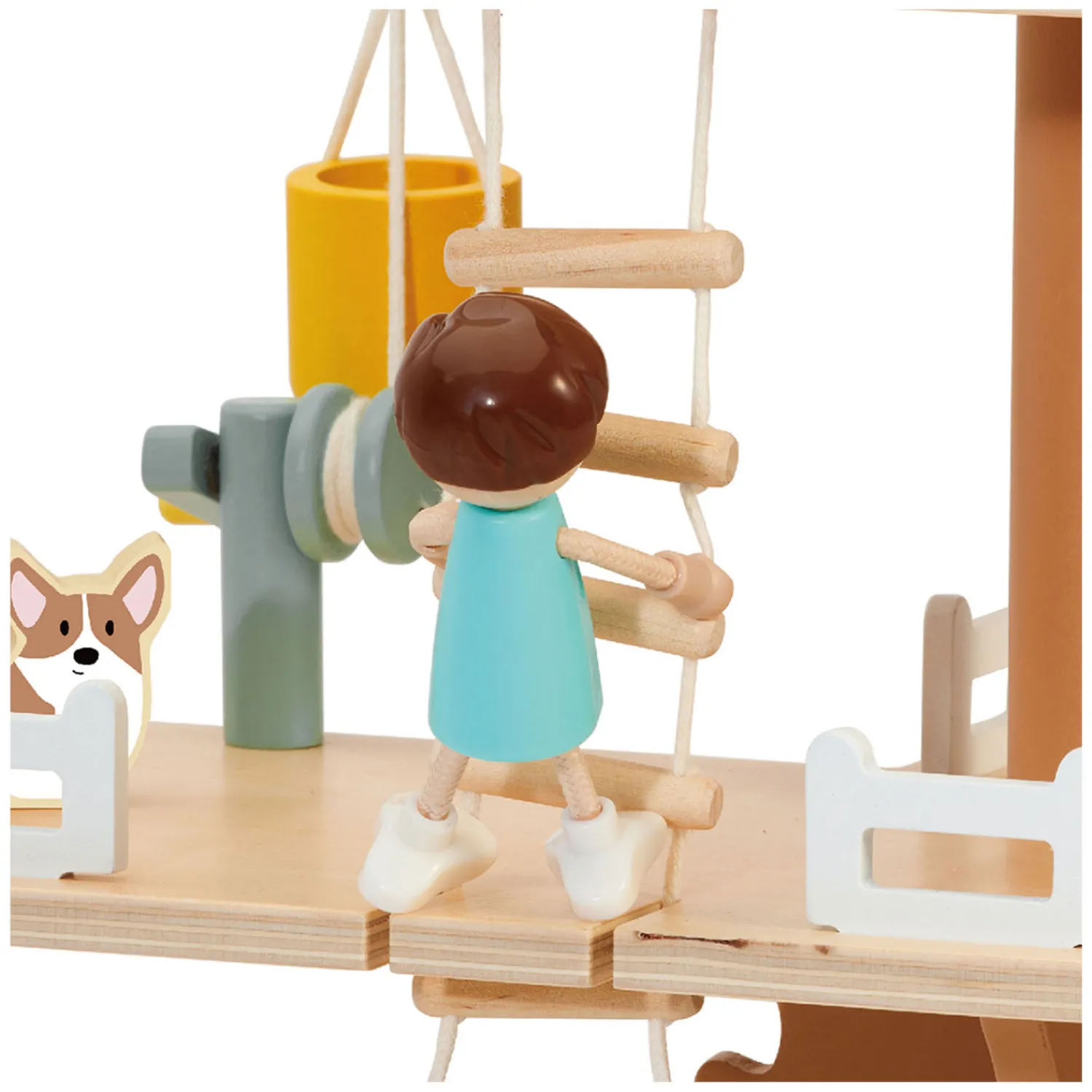 Classic World Houten Poppenhuis Boomhut, 31dlg. Discount