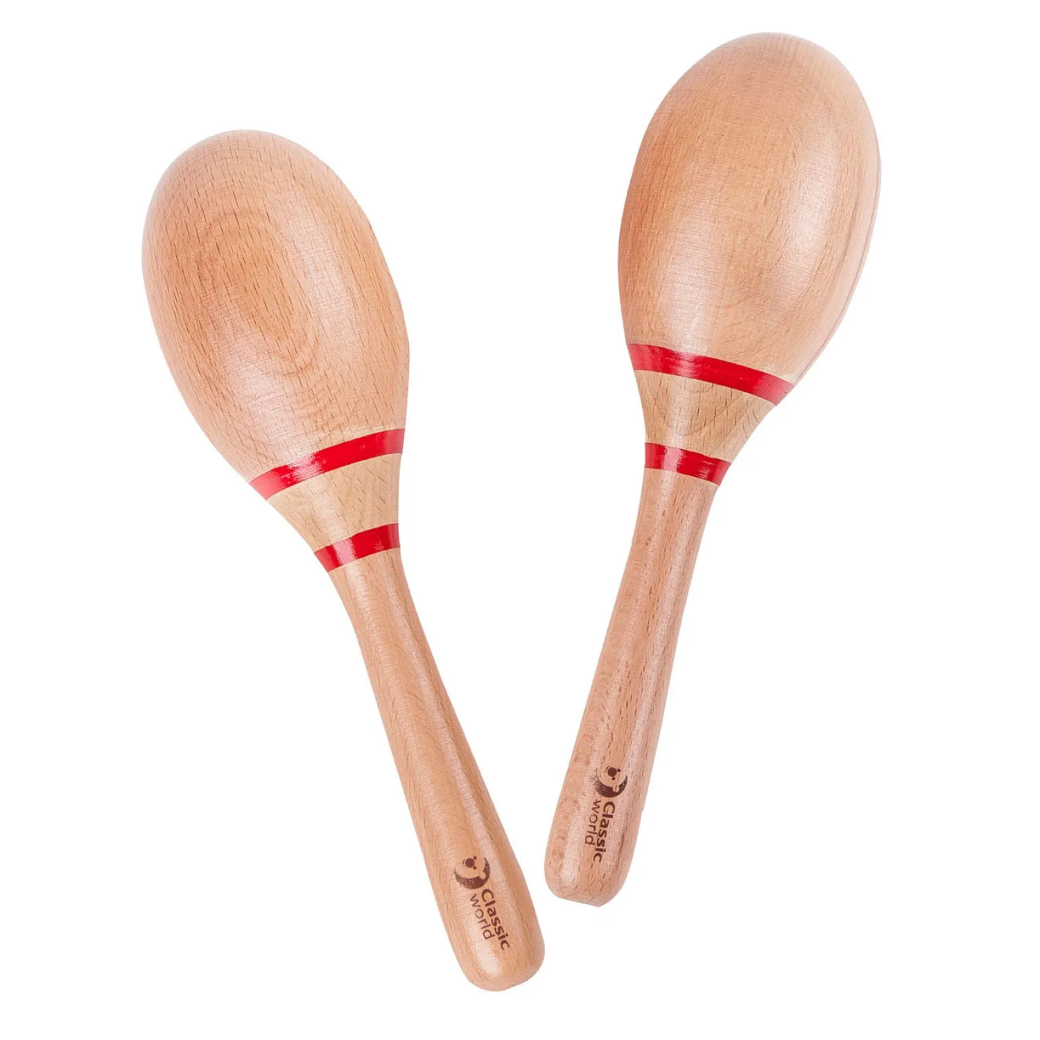 Houten Sambaballen, Set van 2-Classic World Hot