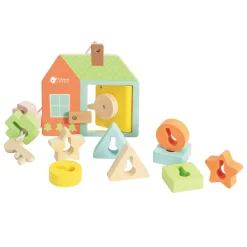 Houten Slot Openen Vormenspel, 11dlg.-Classic World Online