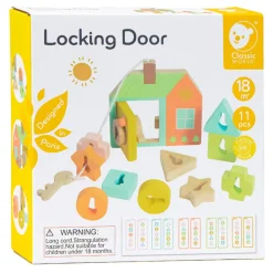 Houten Slot Openen Vormenspel, 11dlg.-Classic World Online