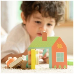 Houten Slot Openen Vormenspel, 11dlg.-Classic World Online