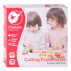 Classic World Houten Snijfruit, 20dlg. Clearance