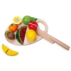 Houten Snijfruit met Snijplank, 17dlg.>Classic World Sale