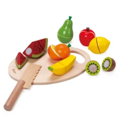 Houten Snijfruit met Snijplank, 17dlg.><noscript><img width=