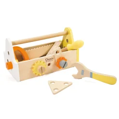 Houten Timmermanset met Gereedschapskist, 18dlg.-Classic World New