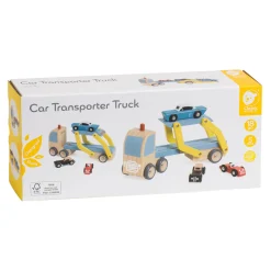 Houten Transporter met 3 Auto's-Classic World Clearance