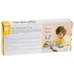 Houten Transporter met 3 Auto's-Classic World Clearance