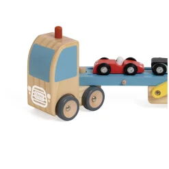 Houten Transporter met 3 Auto's-Classic World Clearance