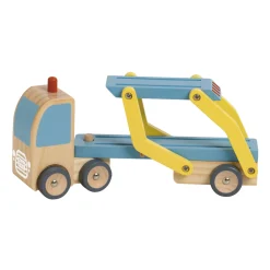 Houten Transporter met 3 Auto's-Classic World Clearance