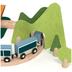 Classic World Houten Treinbaan Speelset, 40dlg. Outlet