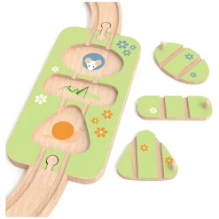 Classic World Houten Treinbaan Speelset, 40dlg. Outlet