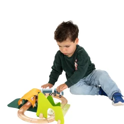 Classic World Houten Treinbaan Speelset, 40dlg. Outlet