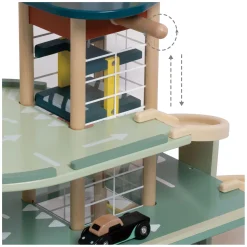 Houten Vintage Garage met Auto's, 11dlg.-Classic World Clearance